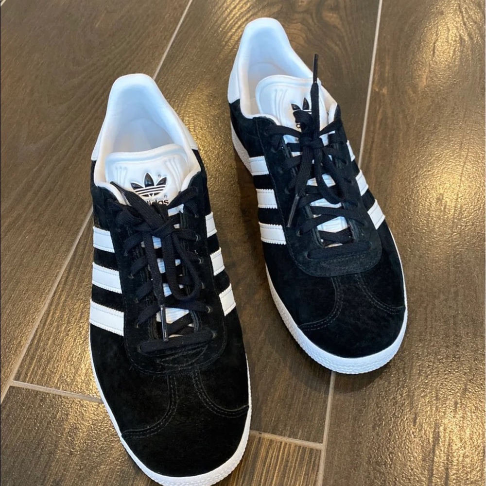 Adidas Gazelle Black Suede Sneakers